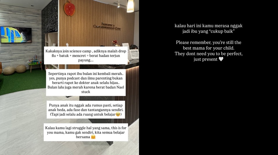 Nikita Willy Curhat Rapor Merah Parenting Usai Kondisi Nael Drop [Instagram]